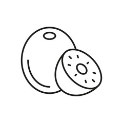 Kiwi Icon vector stock illustration