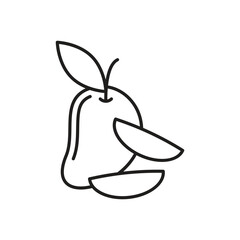 Mango Icon vector stock illustration