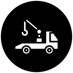 Tow Truck Icon Style