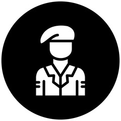 Army Soldier Icon Style