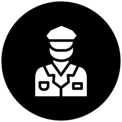 Army Captain Icon Style
