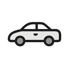 Obraz premium Car Door Icon Representing Vehicle Body Parts and Access