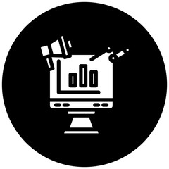 Marketing Strategy Icon Style