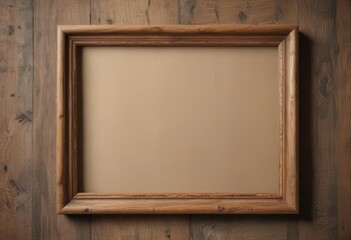 Fototapeta premium Rustic wood frame collage mockup, diverse images, image, photography