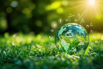 Green tech global network, sustainable future