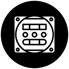 Electric Meter Icon Style