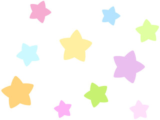 星のシームレスパターン　B-1