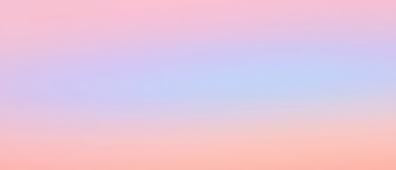 Obraz premium Gradient sky background in soft pastel colors pink blue orange for creative design, website backdrop, social media, and print projects, calming aesthetic.