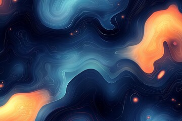 Abstract swirling patterns of vibrant colors and textures.