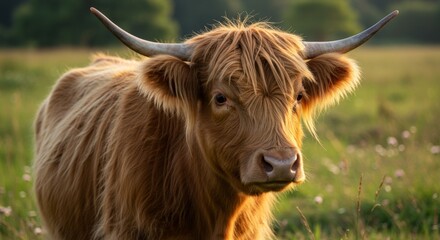 adorable and unique highland cow