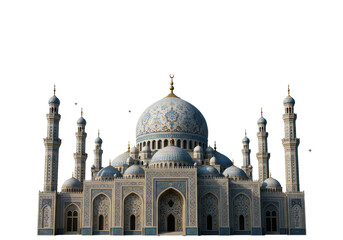 Isolated Beautiful Mosque Architecture