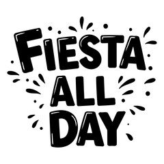 Bold, fun graphic design ideal for festive marketing campaigns or party-themed merchandise. Perfect for advertising, event promotion, and social media.