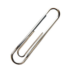 Paper clip isolated on white background