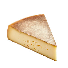  Piece of delicious cheese cut out on white background