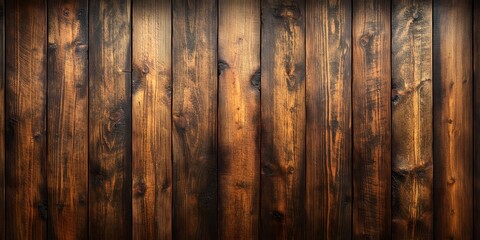Rustic wooden wall surface showcasing natural grain details and a weathered yet vibrant texture
