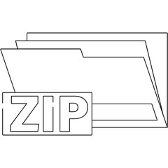 Zip File Icon