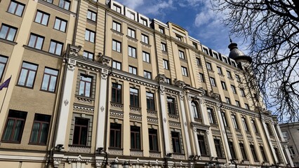 building facade, old building, Kyiv city