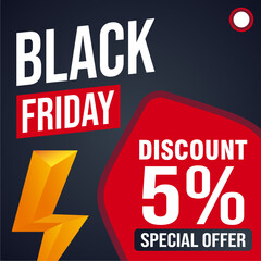 5% Discount Offer Banner - Limited Time Sale