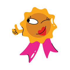 Badge vector Sticker. Eps 10 file