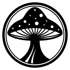 vector illustration of mushroom