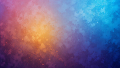Colorful Abstract Gradient Background With Vibrant Hues Transitioning From Orange to Blue in a Soft Texture