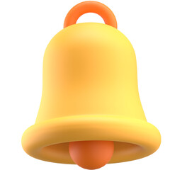 School Bell Icon 3D