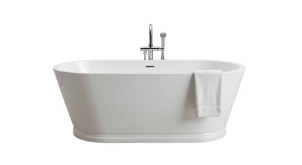 Isolated Bathtub Modern Bathroom Fixture
