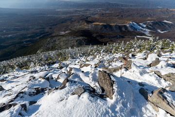 Tateshina mountain at the north edge of the Yatsu-gatake mountains