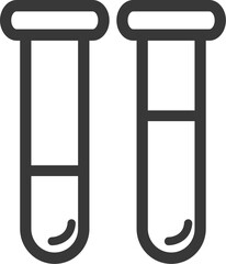Test Tubes Vector Icon Stock Illustration