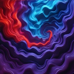 Vibrant 3D Abstract Dreamscapes Background. Texture.