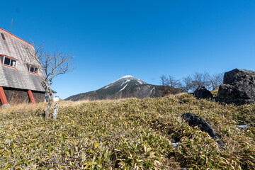 Yashigamine near the Tateshina mountain at the north edge of the Yatsu-gatake mountains