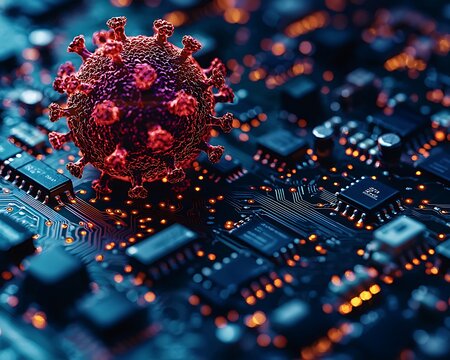 Coronavirus impact on digital technology infrastructure.