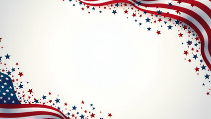 Memorial Day Social Media Graphics: Creative Digital Illustrations, Modern Typography, Vibrant Colors for Remembrance, Unity & National Pride - Premium High Res Photo Stock