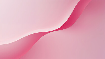Smooth pink wave creating a modern and elegant design