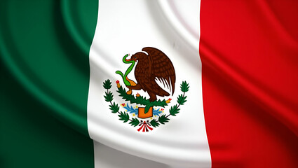 Vibrant Mexican Flag Colors: Bold Red, Green, and White Hues Symbolizing Cultural Pride - Premium Stock Imagery with Left Space for Branding