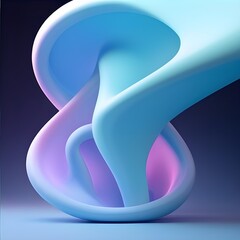 Vibrant 3D Abstract Dreamscapes Background. Texture.