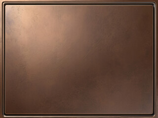 The metal exhibits a consistent warm brown or bronze tone with subtle variations in shading that suggest a gentle play of light across its surface.