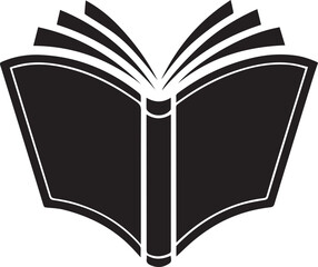 Book icons set, logo isolated on white background, vector illustration.