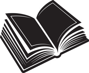 Book icons set, logo isolated on white background, vector illustration.