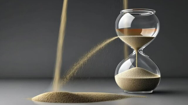 The Inevitable Passage of Time: A Still Life of an Hourglass