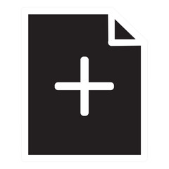 Vector Of Icon Add Document Illustrations