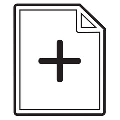 Vector Of Icon Add Document Illustrations