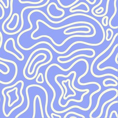 Abstract Shapes, Colorful Seamless Pattern