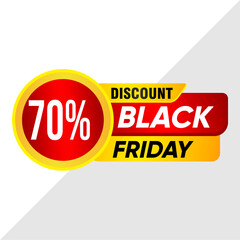 70% Discount Banner - Huge Sale Offer Template