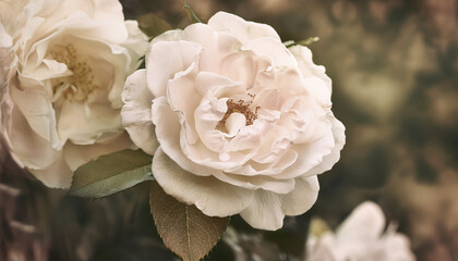 クローズアップしたバラの背景