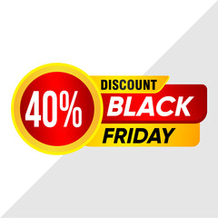 40% Sale Banner - Flash Discount Offer