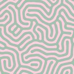 Abstract Shapes, Colorful Seamless Pattern