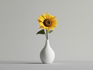 Sunflower in Vase