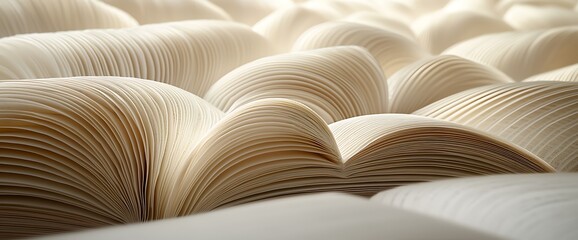 Open Book Pages Abstract Texture