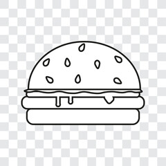 Burger vector icon